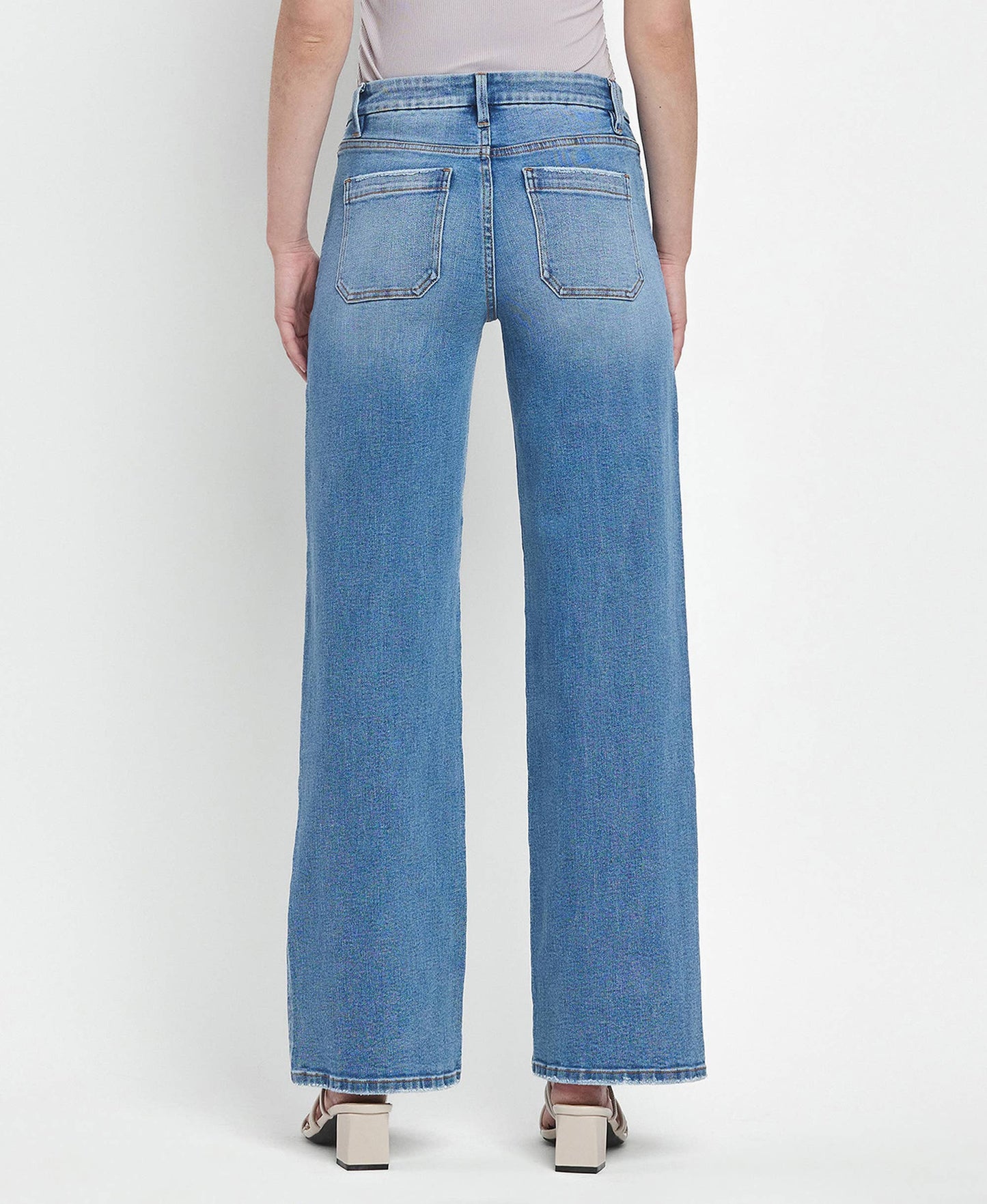 Lovervet-HR Patch Pocket Wide Leg