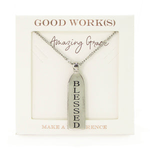 Good Work(s) Oath Stainless Steel Necklace Silver