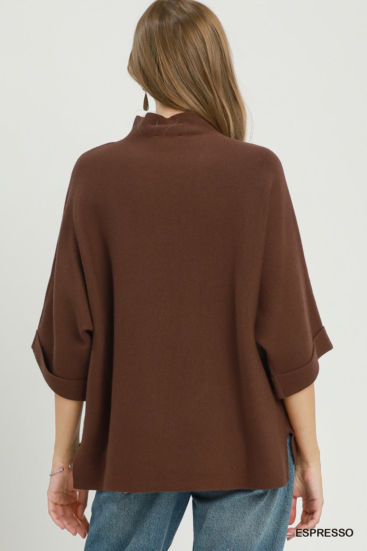 Dolman Sleeve Sweater Top