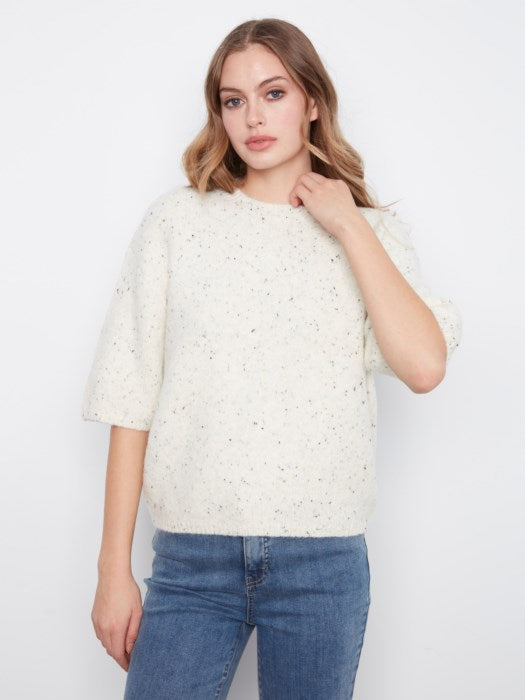 Charlie B Balloon Sleeve Sweater