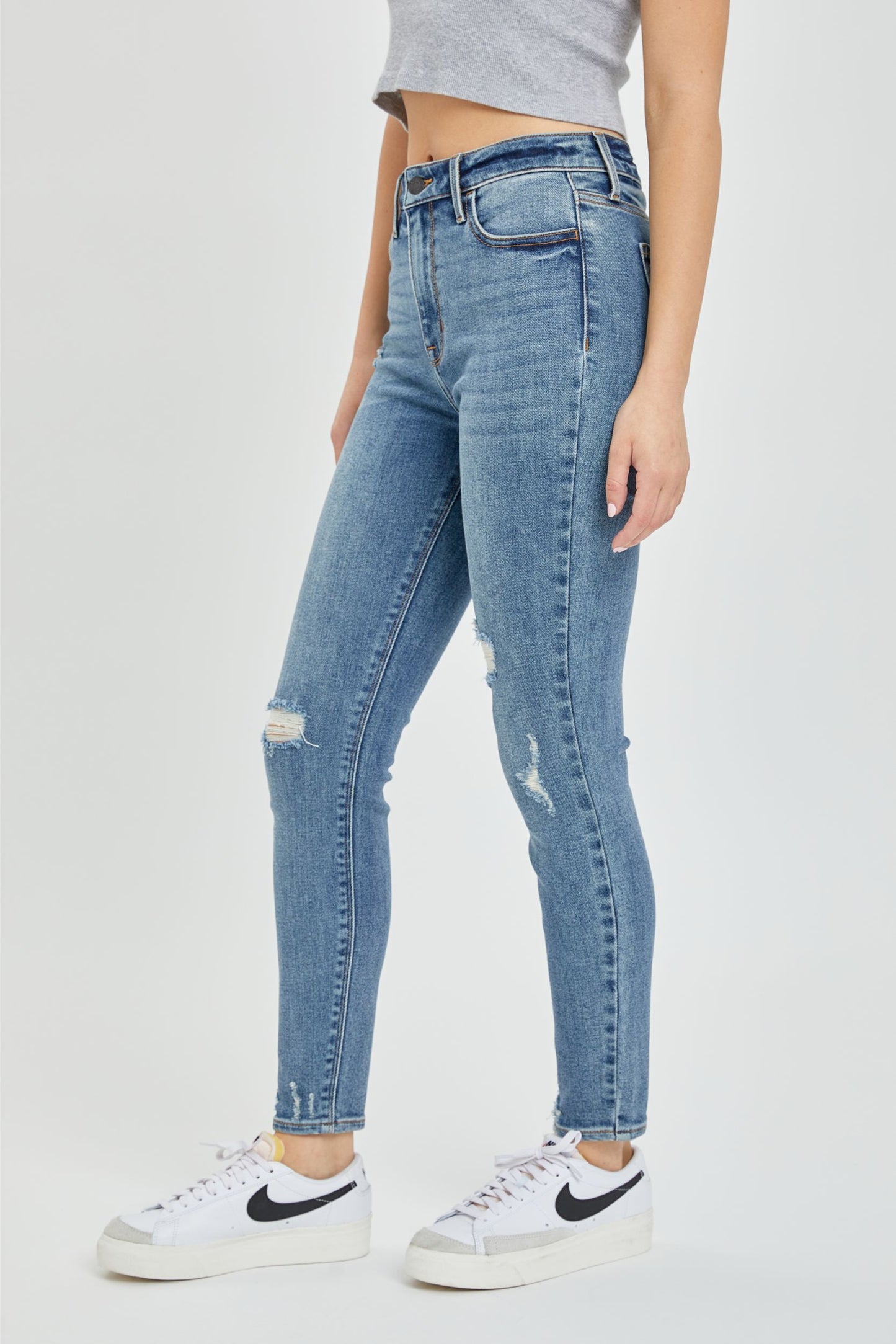 Cello-HR Ankle Skinny