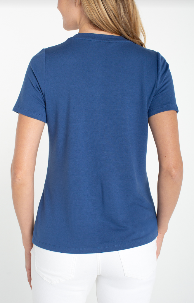 Short Sleeve V Neck Tee
