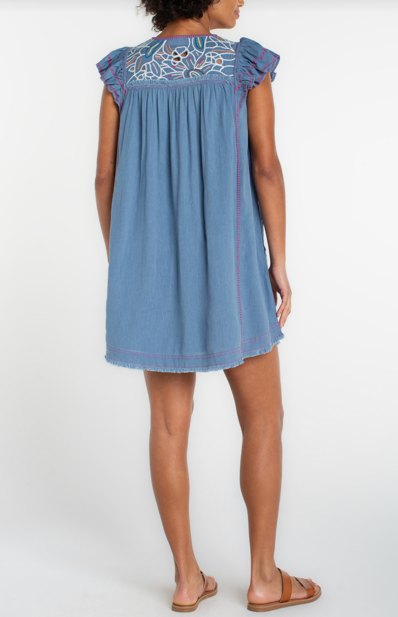 Flutter Sleeve Dress