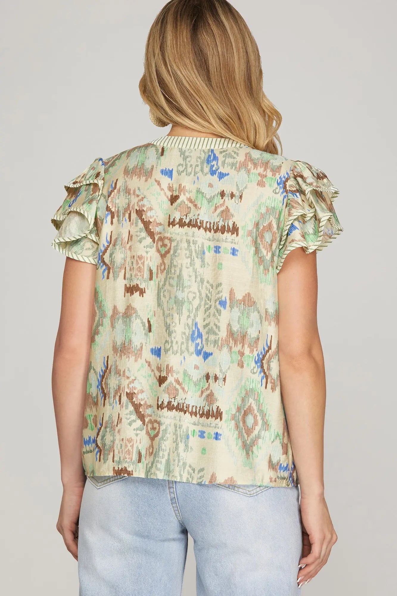 Boho Flutter Blouse
