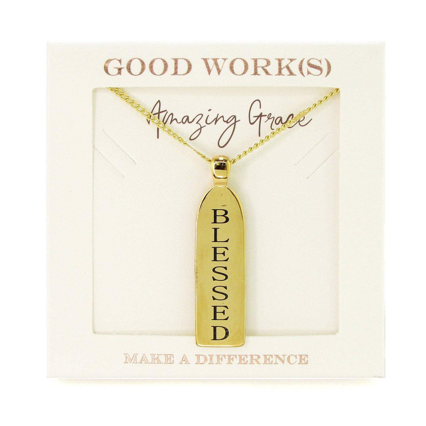 Good Work(s) Oath Stainless Steel Necklace Gold
