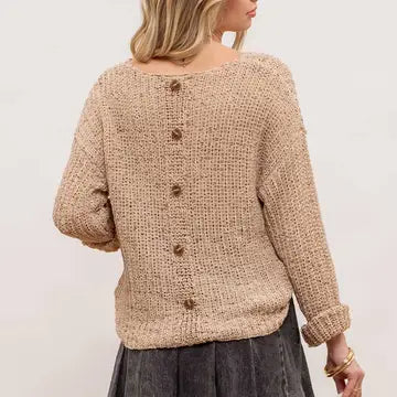 The Perfect Pullover- Tan