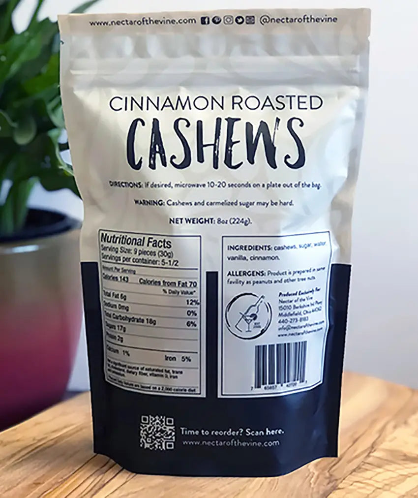 Nectar of the Vine- Cinnamon Kettle Roasted Cashews