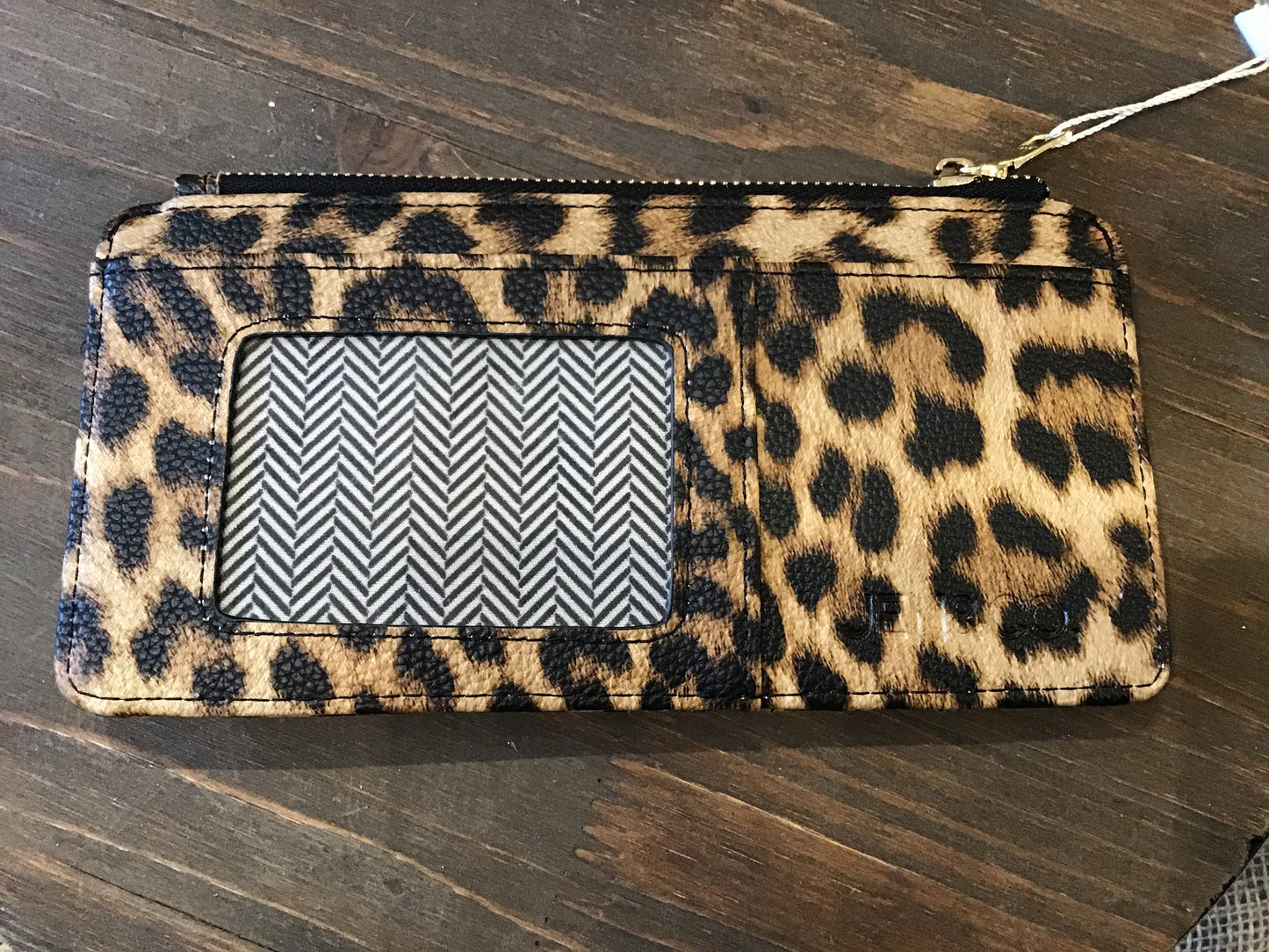 Saige Slim Card Holder -Cheetah