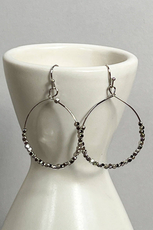Elvera Earrings-Silver