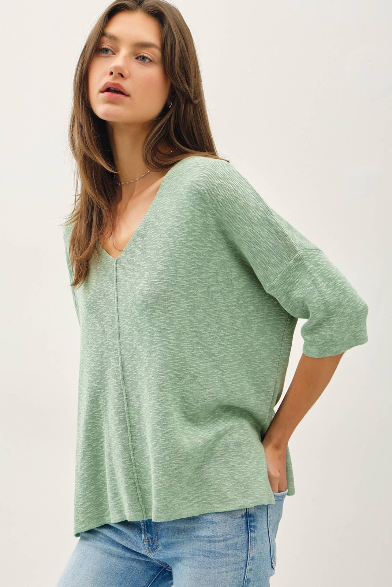 The Shannon Sweater-Green