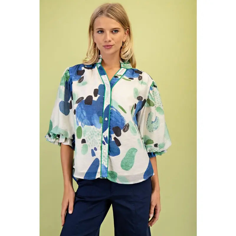 The Susan Top- Green