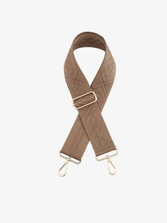 Bohemian Guitar Strap: Tan