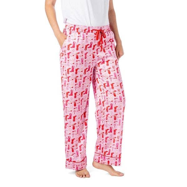 Hello Mello Boots Satin Pants