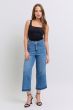 Judy Blue- HW Tummy Control Release Hem Crop Wide