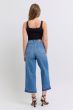 Judy Blue- HW Tummy Control Release Hem Crop Wide