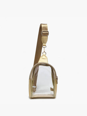 Ellen Clear Sling Bag w/ Removable Strap