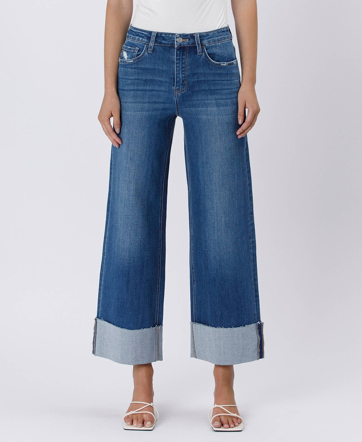 Loveret-HR-Cuffed Ankle Wide Leg