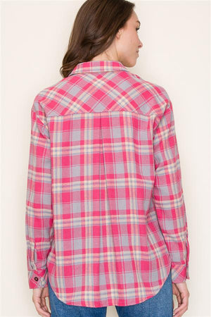 The Willow Flannel- Pink