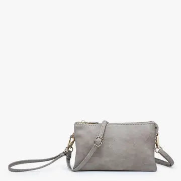 Riley Crossbody- Earth Grey