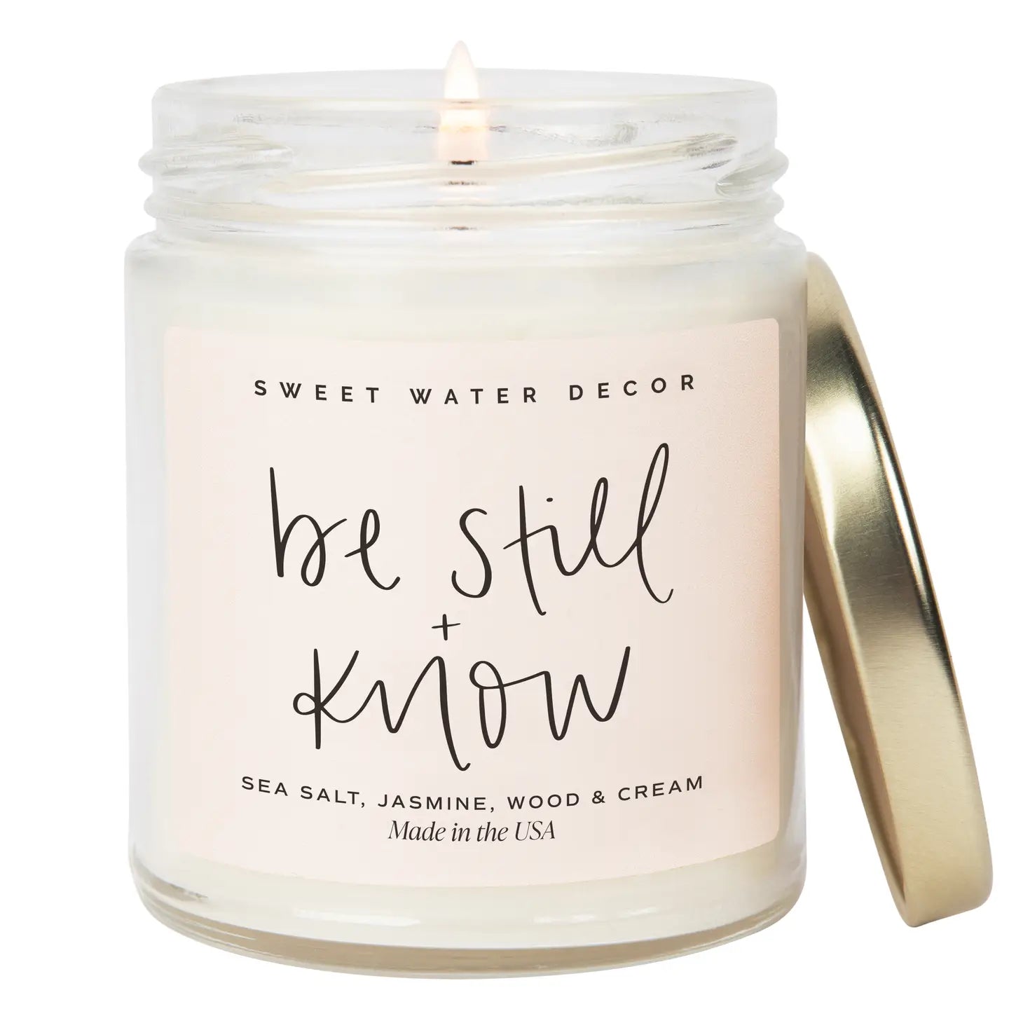 Be Still an Know Soy Candle