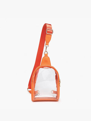 Ellen Clear Sling Bag w/ Removable Strap