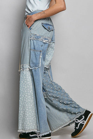 Patchwork Queen-Multi Denim