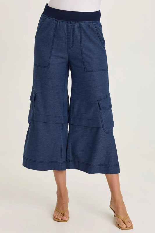 Rosalina Cargo Pants- Navy