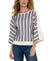 3/4 Sleeve Boat Neck Dolman Sweater