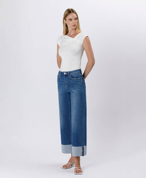 Loveret-HR-Cuffed Ankle Wide Leg