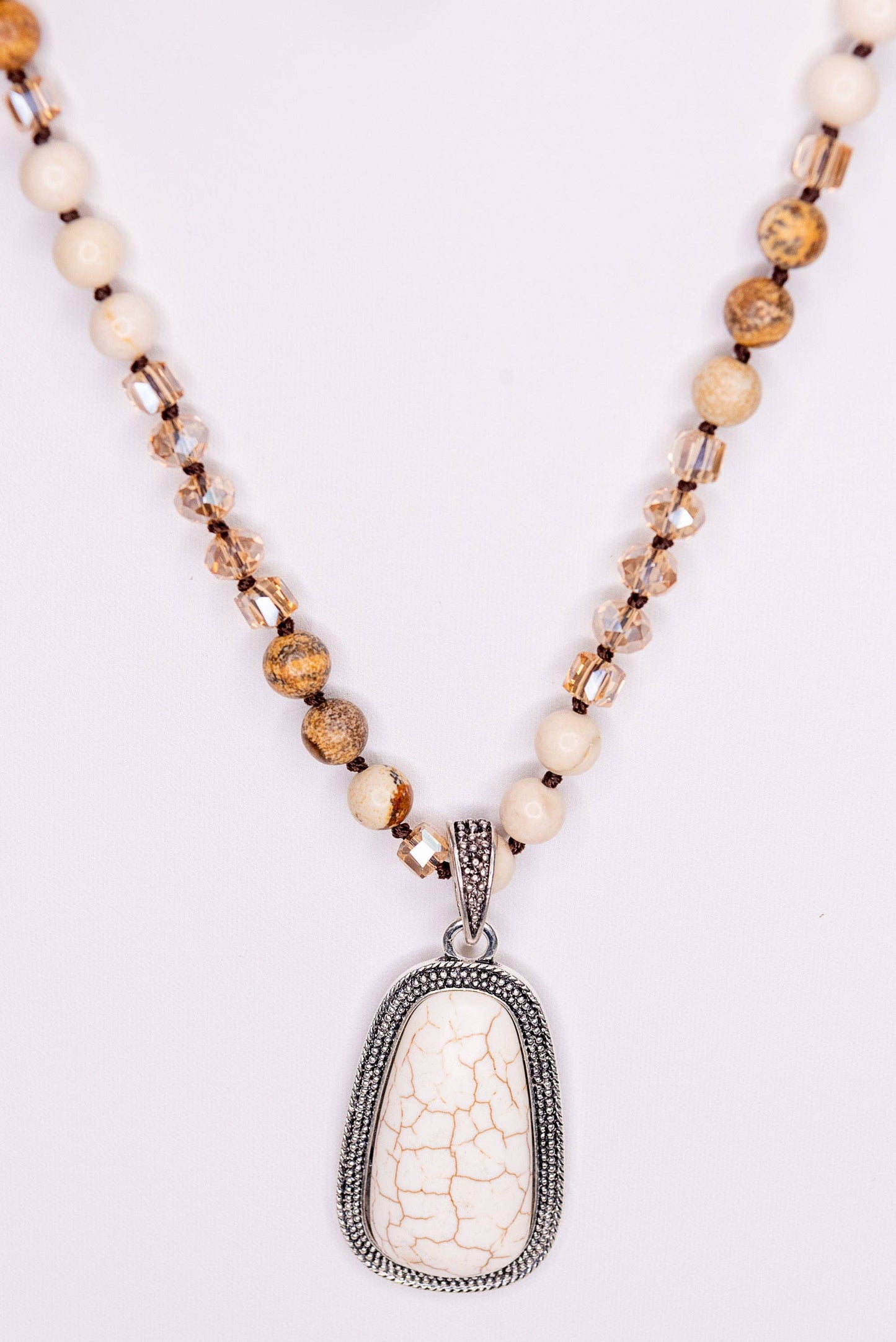 Adele Necklace- White