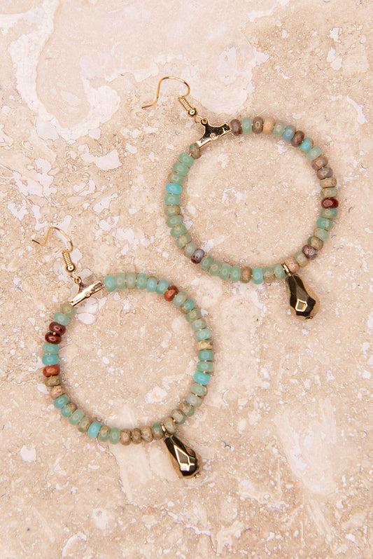 Marta Earring- Imperial Jasper