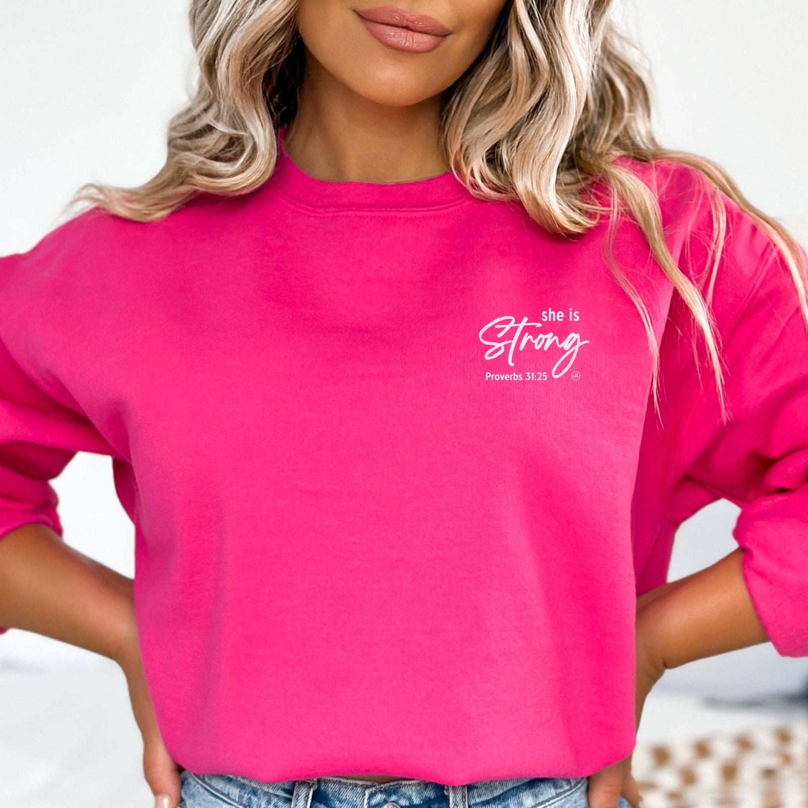 NLH-She is Strong-Pink