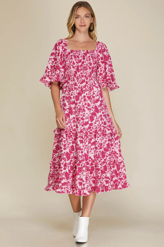 Bloom Maxi Dress/ Blush