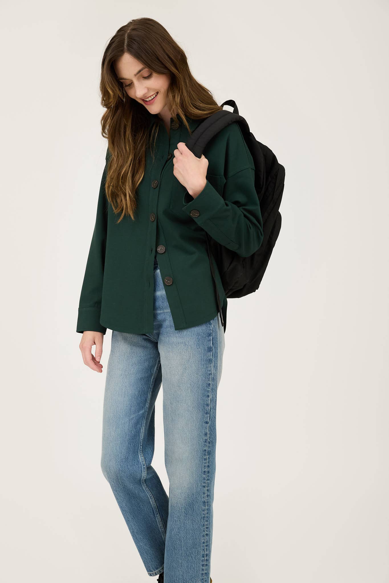 Hunter Green Shacket