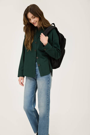 Hunter Green Shacket