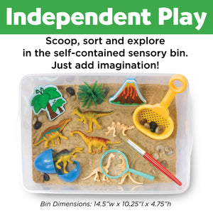 Sensory Bin- Dinosaur Dig