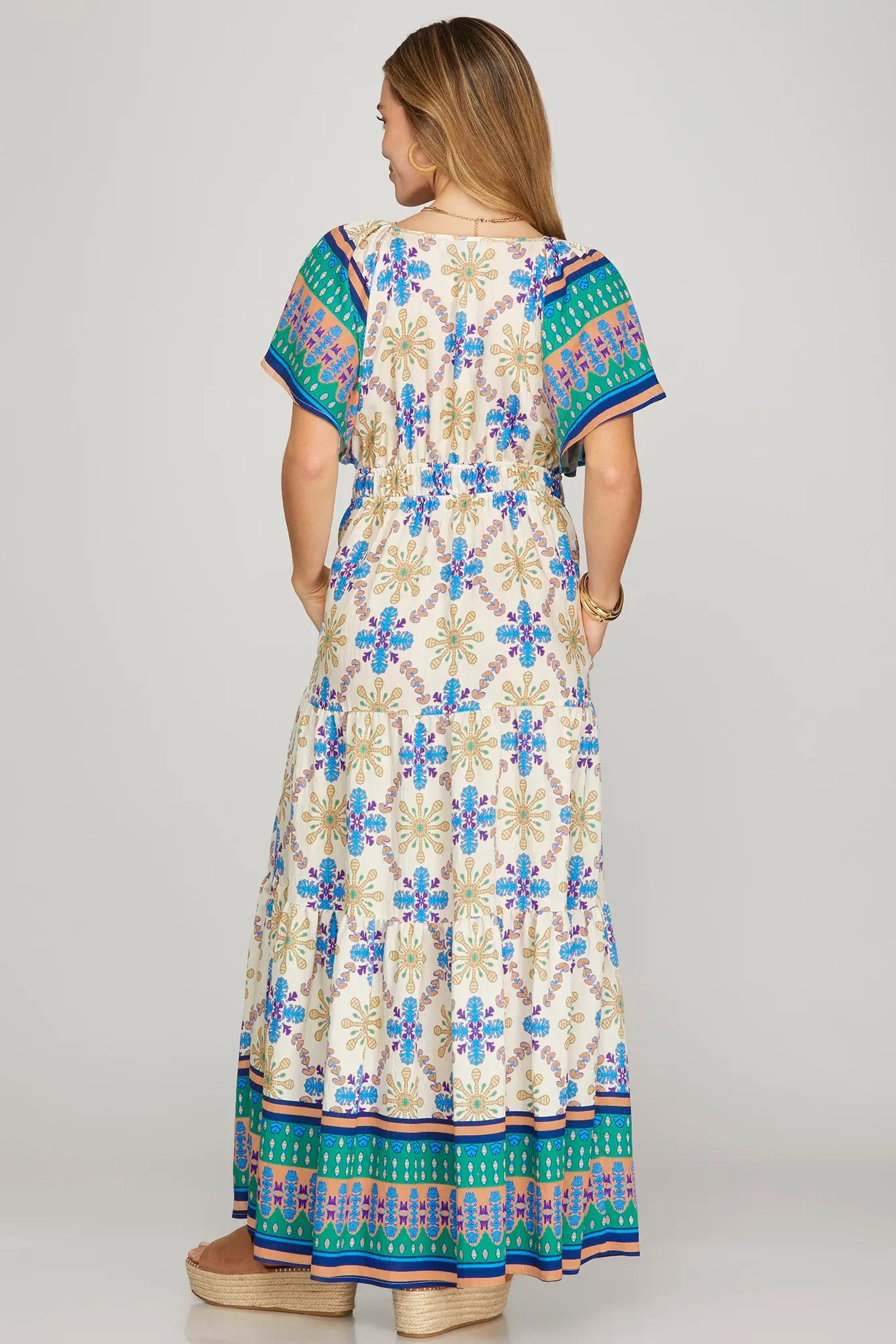 Santorini Dress-Blue