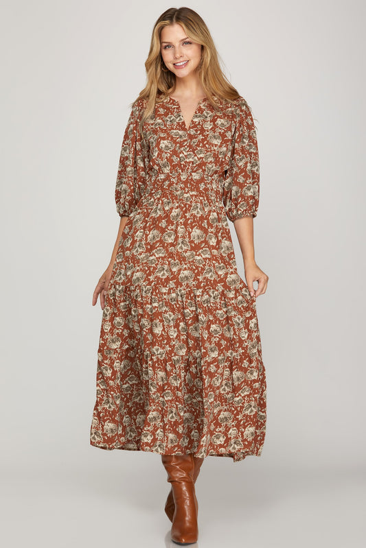 The Autumn Rose Dress