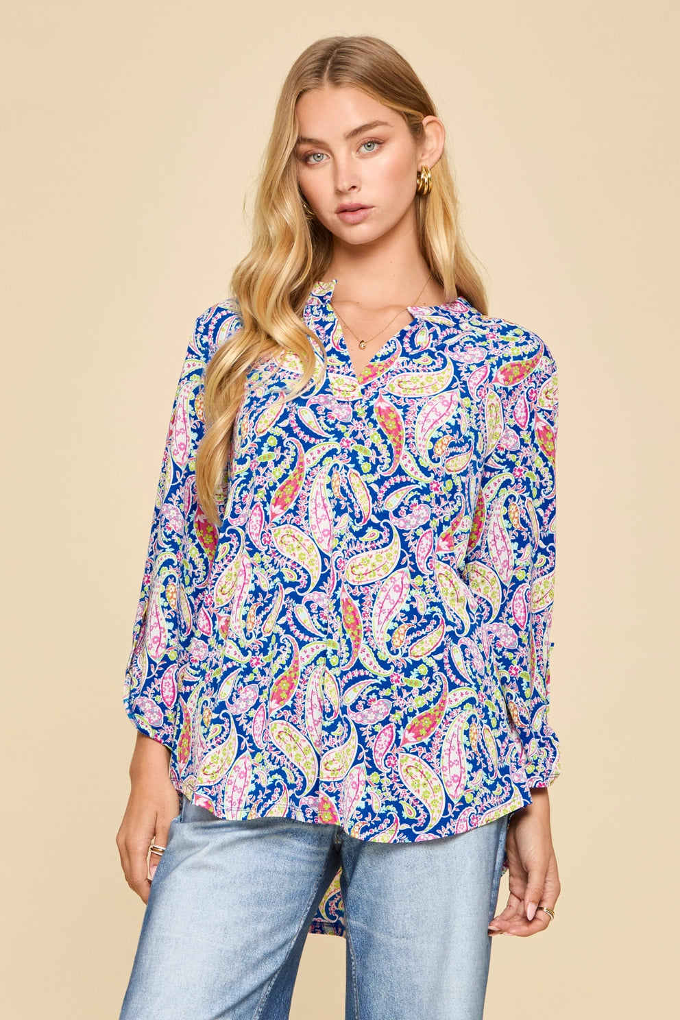 Lizzy Top- Royal Blue