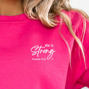 NLH-She is Strong-Pink
