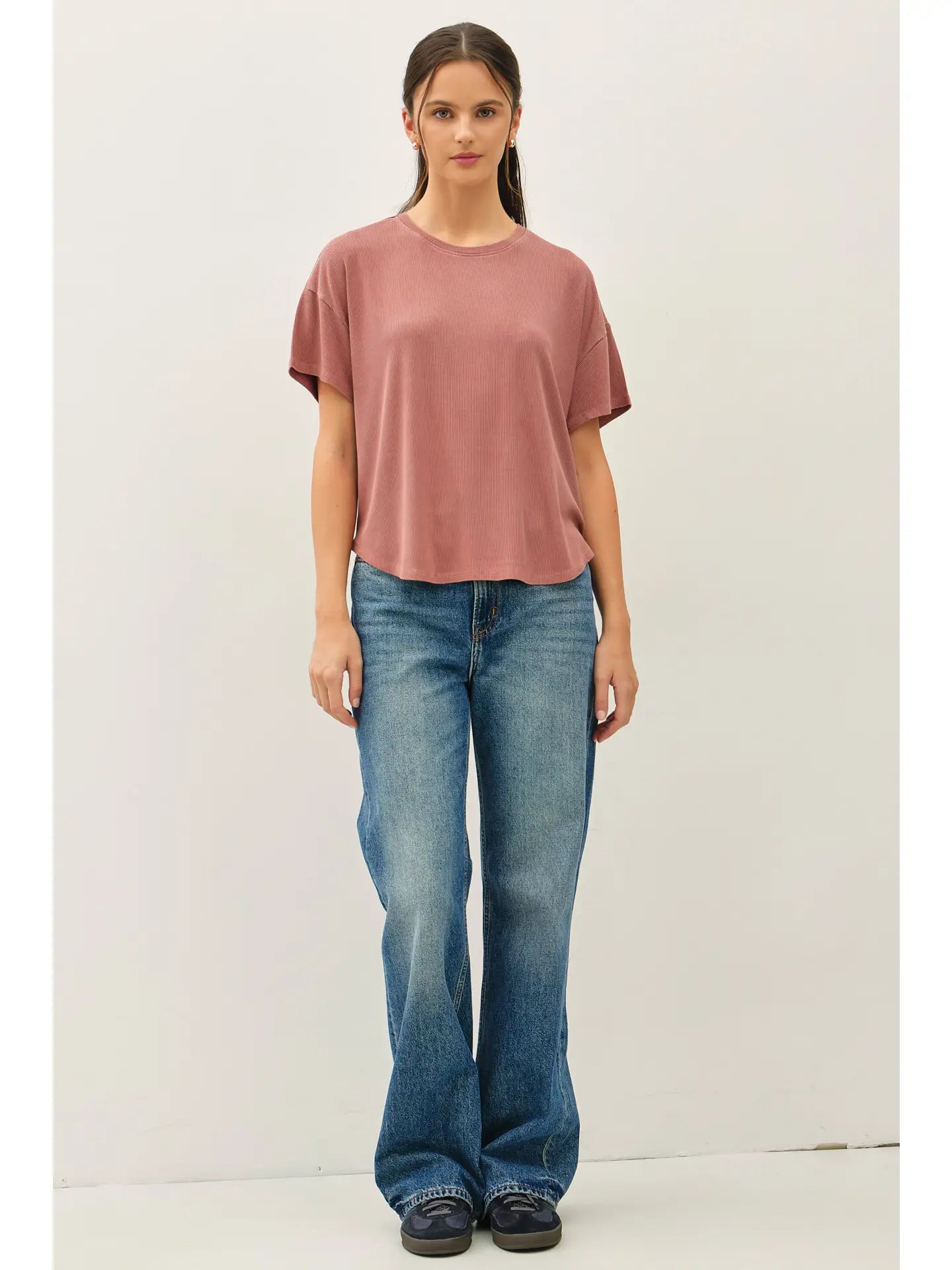 Boxy Fit T-Shirt- Terracotta
