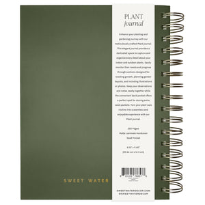 Indoor/Outdoor Plant Journal - Home Decor