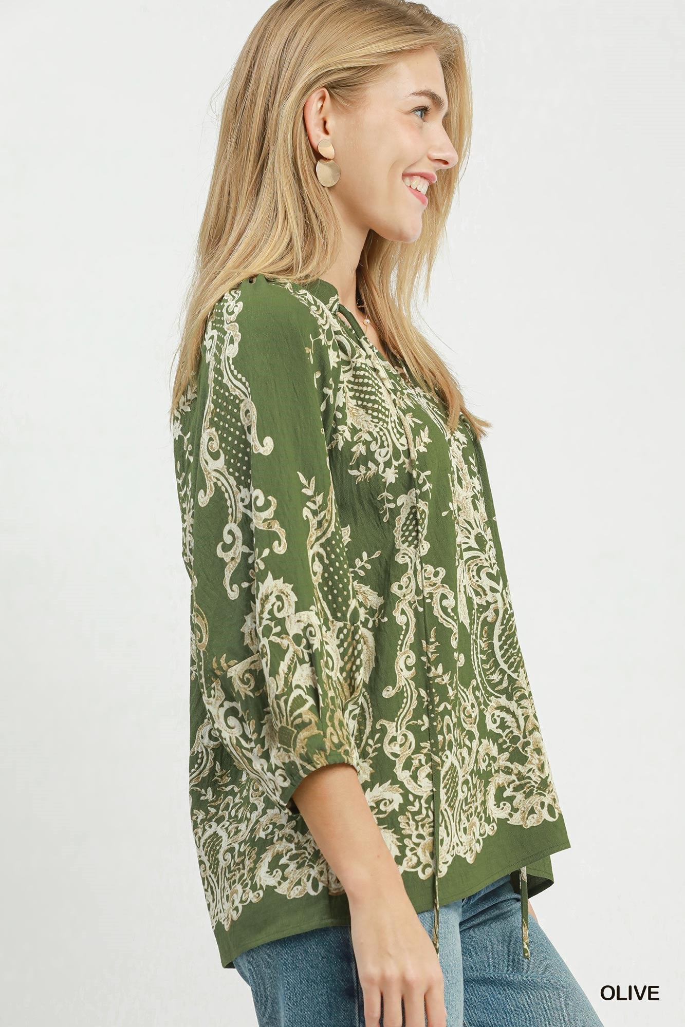 Olive Garden Paisley Blouse