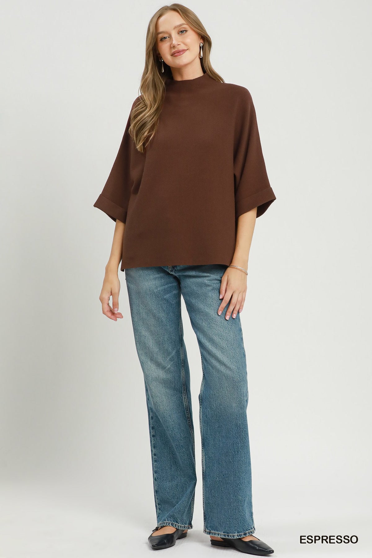 Dolman Sleeve Sweater Top
