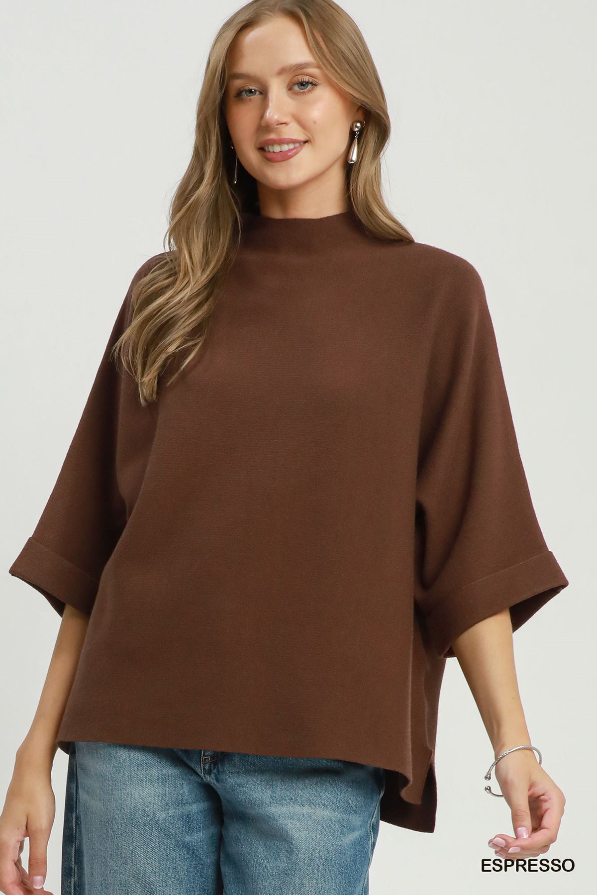 Dolman Sleeve Sweater Top