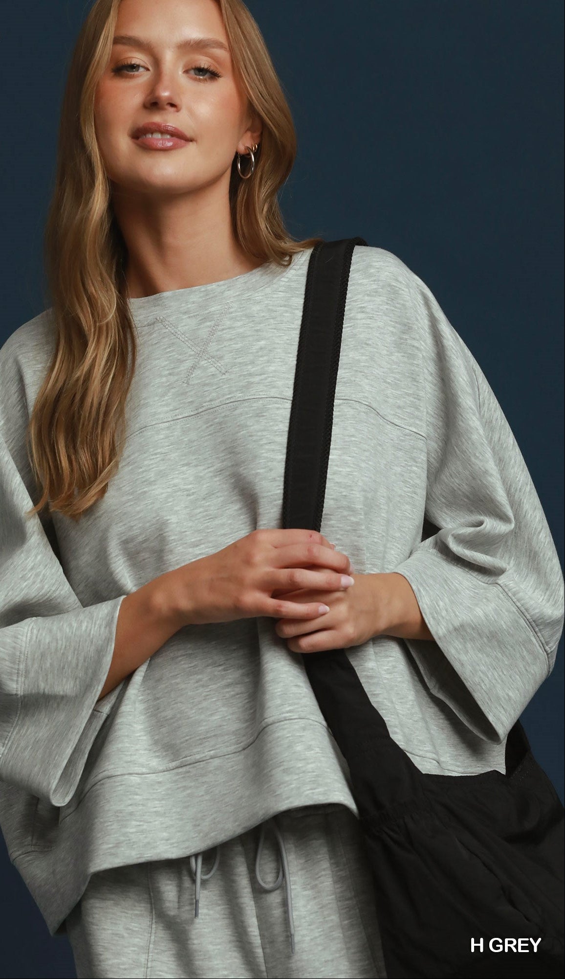 Essential Lounge Top-Gray