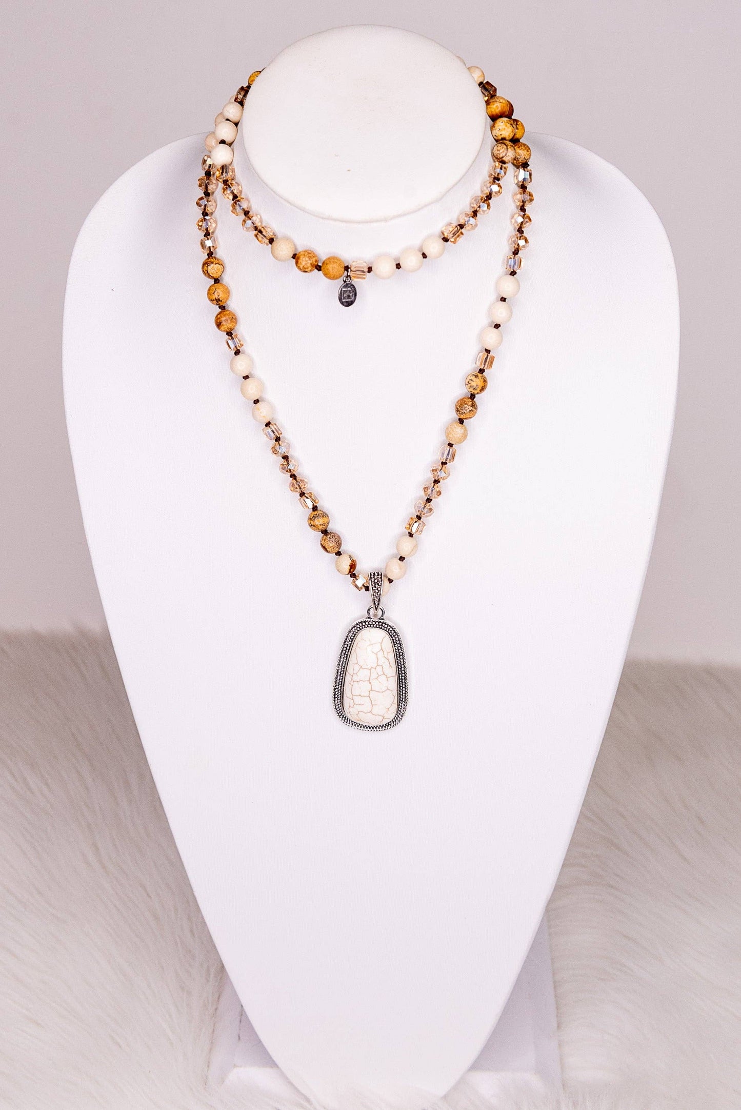 Adele Necklace- White