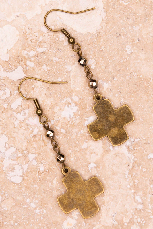 Joan Earrings in Bronze