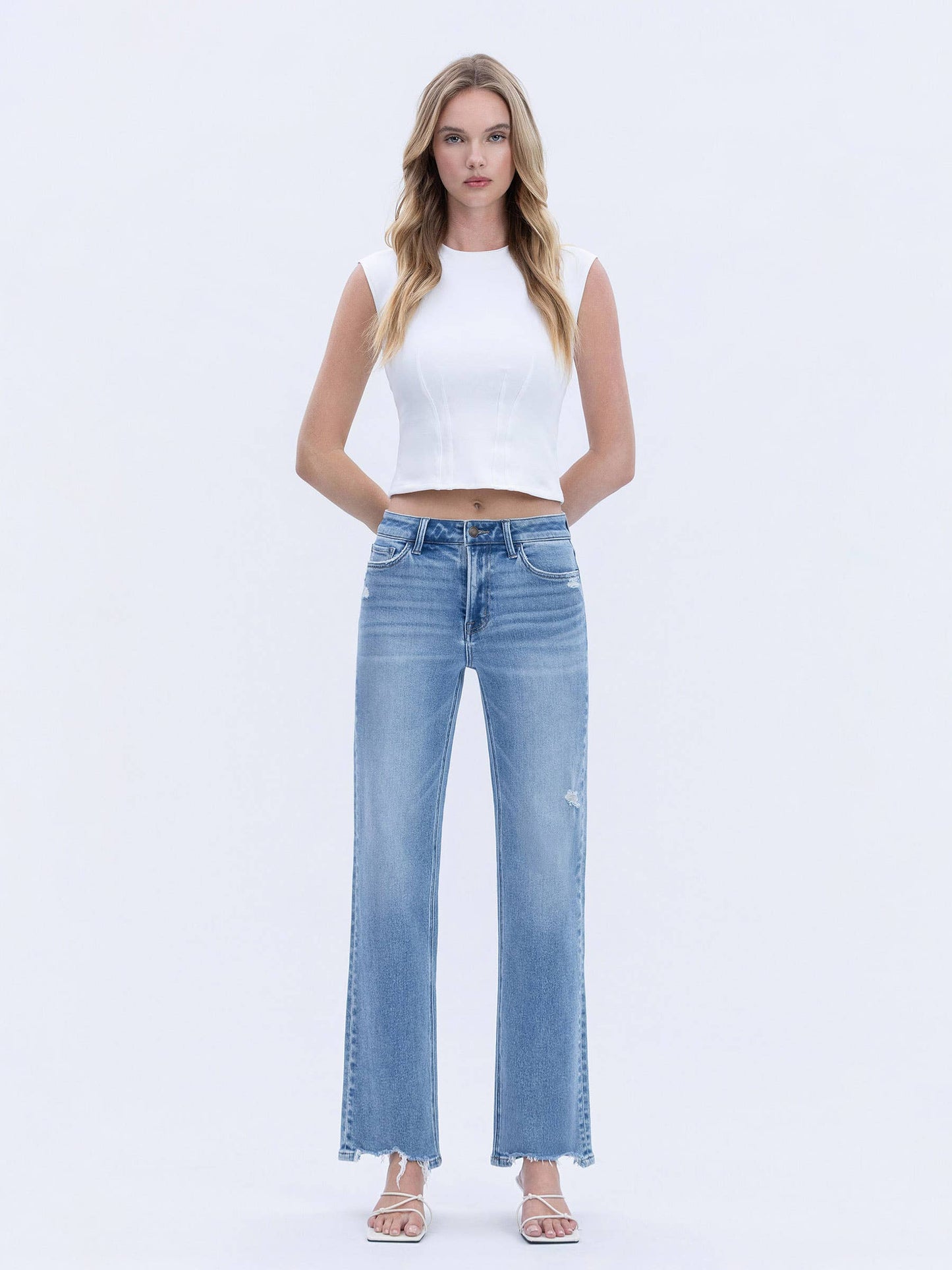 Loveret-HR Slim Wide leg