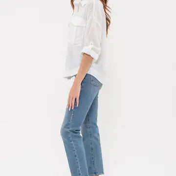 The Marian Top- White